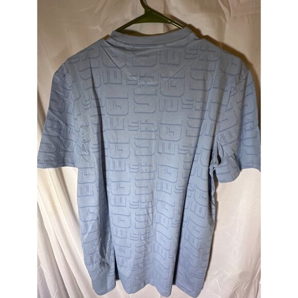 Guess Nimbus Mens Crew Neck Short Sleeve Brand Logo T-Shirt, Blue, Size L, NWT - Picture 6 of 6